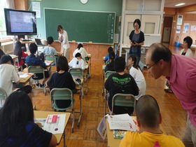 豊沼小学校でがんの授業が行われました！