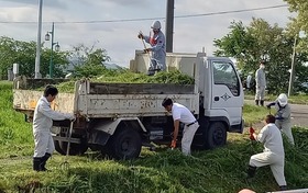 ひまわり保育園+除草積込