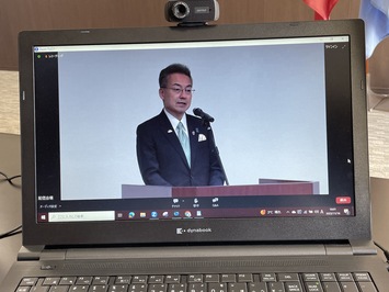 全国自治体病院開設者協議会会長杉本達治福井県知事の開会挨拶