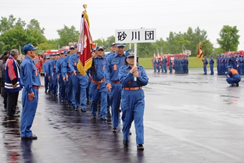 中空知分会連合消防演習