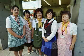 砂川市婦人防火クラブの皆さん