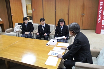 砂川高校生徒会募金活動報告