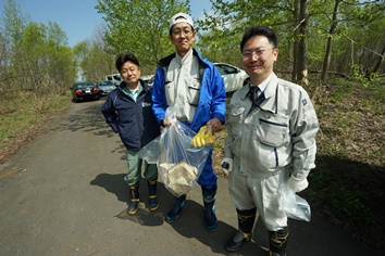 北谷さん、滝川河川事務所正木所長