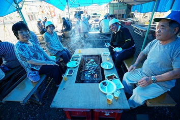 朝日町内会焼肉2