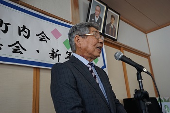 水島洋一町内会長