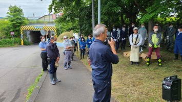 札幌建設管理部滝川出張所土田所長挨拶