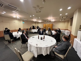 東京出張帰りの農業委員会新年会