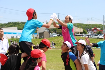 空知太小学校　騎馬戦