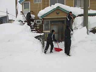 除雪ボランティア